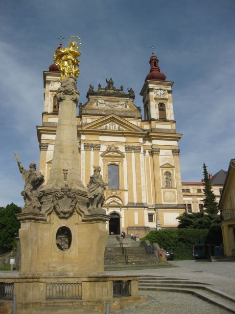 Szymon Broda Kościół Zwiastowania NMP w Szterberku i kolumna maryjna